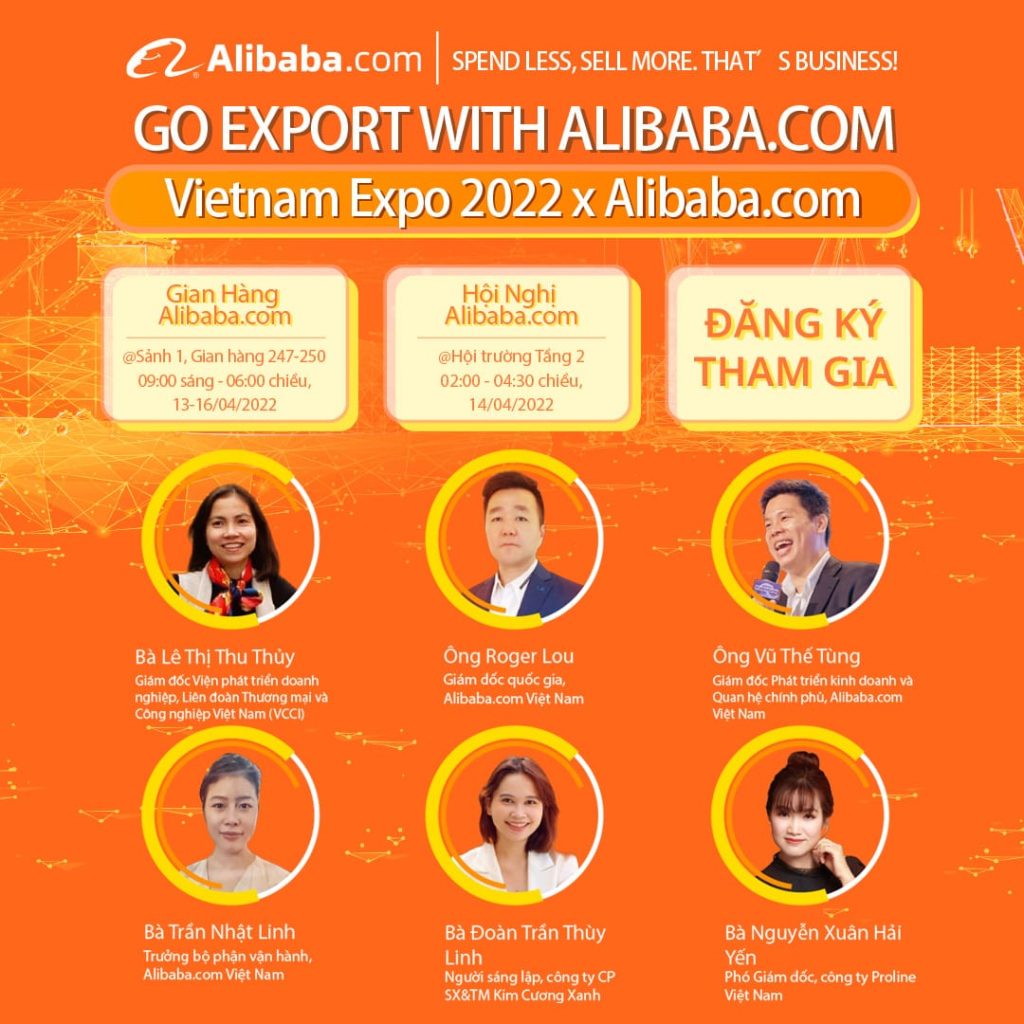 VÉ THAM DỰ HỘI NGHỊ THƯỢNG ĐỈNH QUỐC TẾ TẠI TRUNG TÂM HỘI CHỢ TRIỂN LÃM QUỐC TẾ I.C.E HÀ NỘI: GO EXPORT WITH ALIBABA.COM