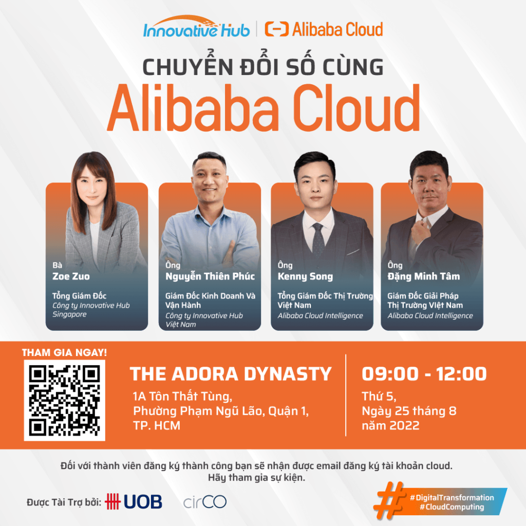 THƯ MỜI THAM DỰ BUỔI RA MẮT SẢN PHẨM MỚI ALIBABA CLOUD