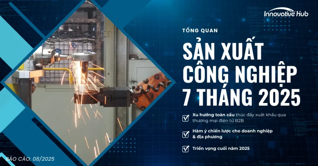 Sản xuất công nghiệp 7 tháng 2025: 34 địa phương cùng tăng