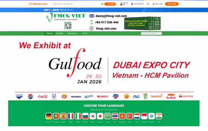 Chưa có sản phẩm thì có thể xuất khẩu được không