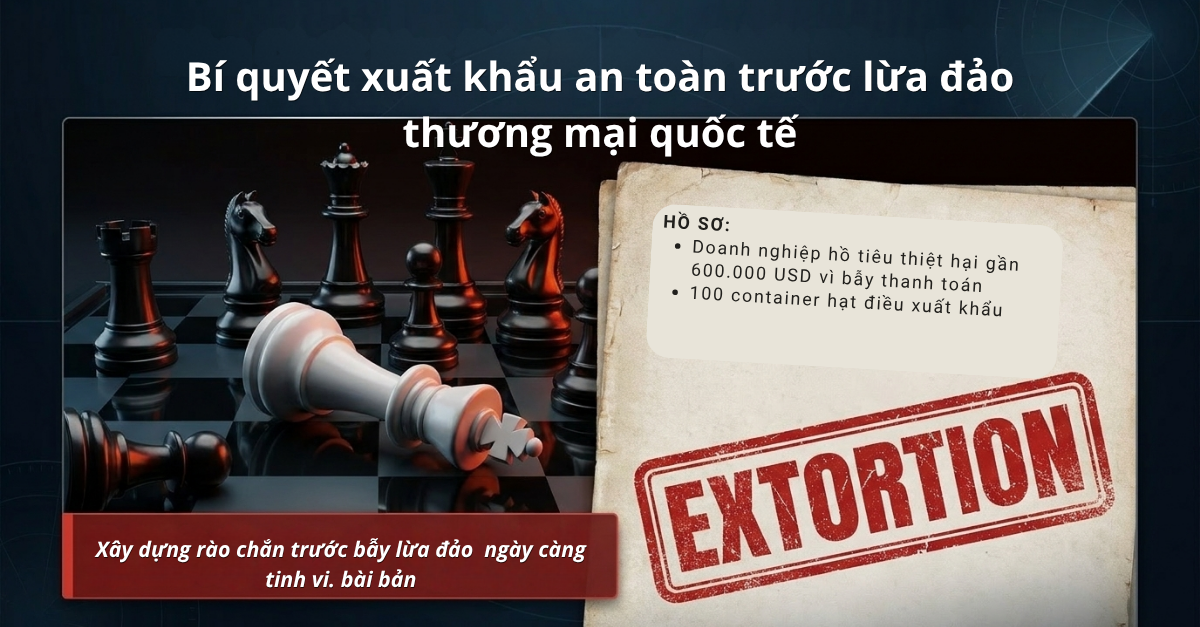 Lừa đảo thương mại quốc tế: 5 bí quyết xuất khẩu an toàn